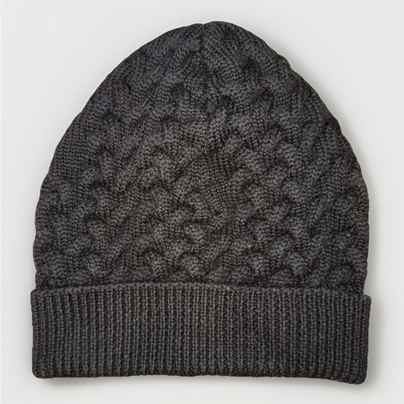 DOLCE & GABBANA‎ 100% Wool Beanie Knit Crochet Black One Size main image 6